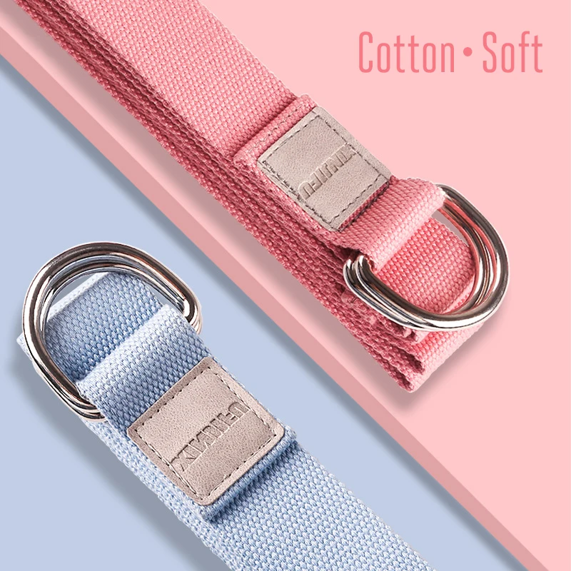 

Yoga Strap/Stretch Bands with Adjustable D-Ring Buckle - Best for Daily Stretching, Yoga, Pilates, Physical Therapy, Fitness
