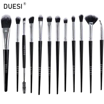

DUESI 3/6/12Pcs Makeup Brushes Set For Foundation Eyeshadow Eyebrow Eyeliner Eyelash Contour Blending Fan Cosmetics Brush Tools