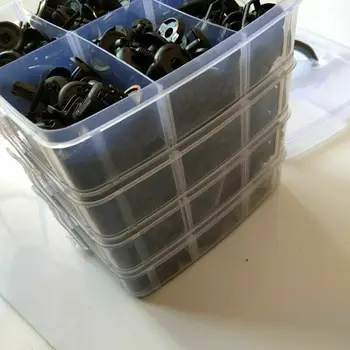 

16.5x15x15cm Retainer Clips Replacement Set Parts Accessories Car 650Pcs