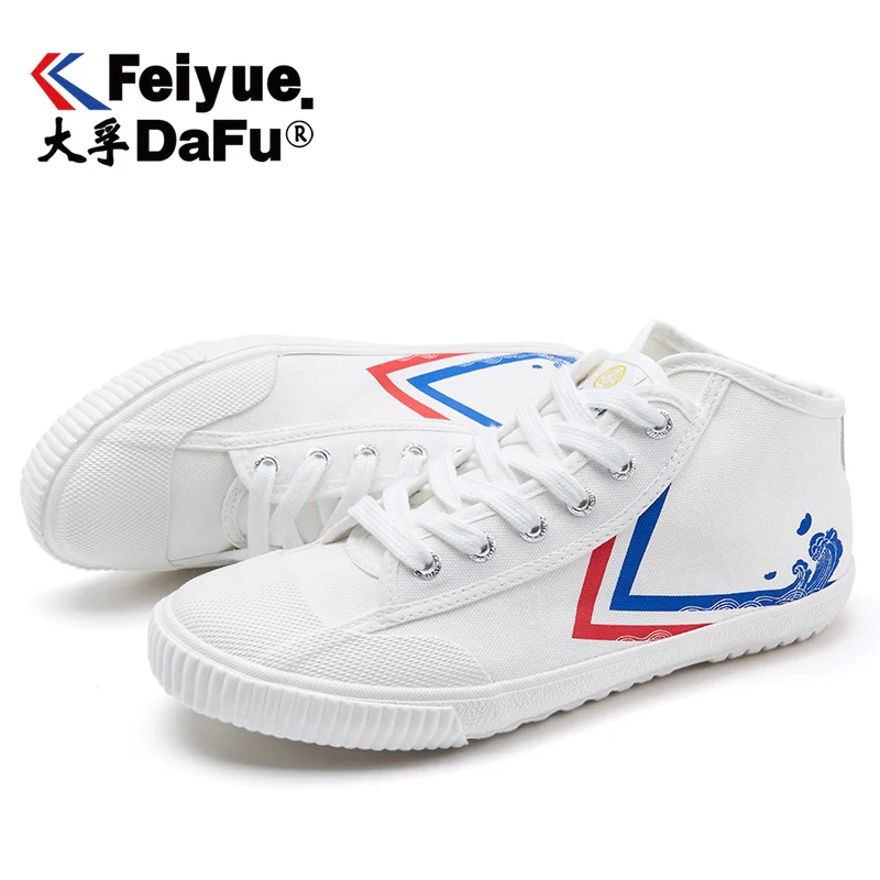 Feiyue Pepsi Joint limited edition парусиновая обувь мужская и женская обувь высокие вулканизированные туфли на плоской подошве осенние удобные модные кроссовки 03