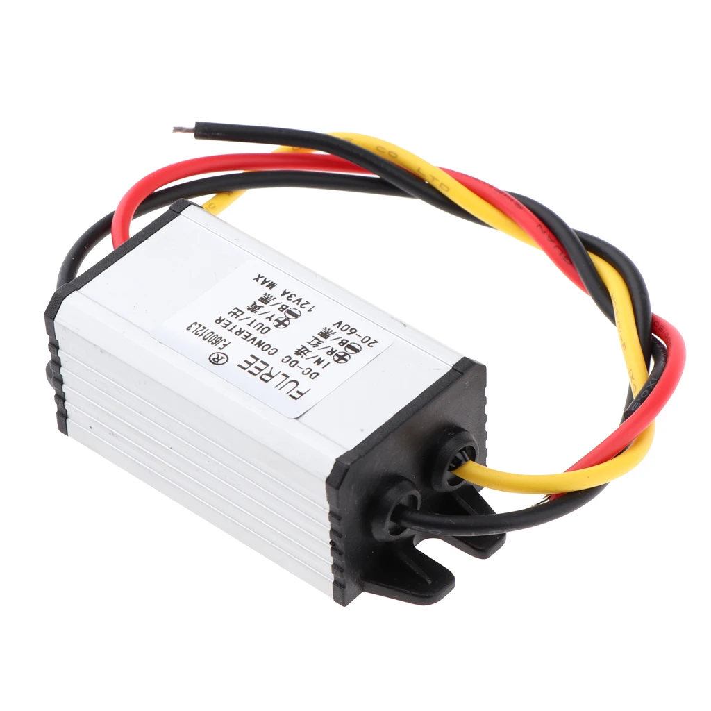 DC Converter 20-60V Stepdown To 12v 3A 36W Car Power Supply Module#2