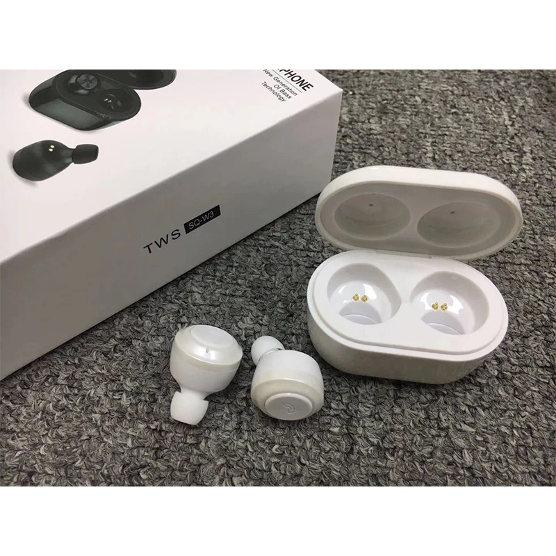 Bluetooth Wireless earphones ear comfortable Stereo Sport Noise reduction Headset IPX4 Waterproof Charge Box for iPhone Samsung