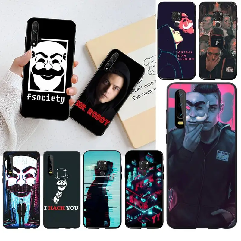 Милый блестящий чехол для телефона HPCHCJHM fслон робот Эллиот алдерсон Huawei P30 P20 lite Mate