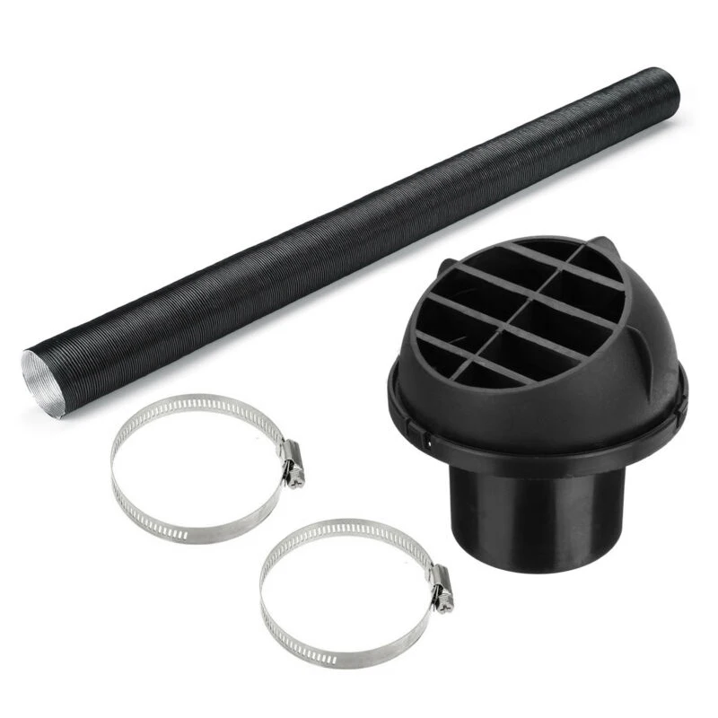 

60mm Heater Pipe Duct T Piece Air Outlet Vent Clamp For Diesel Heater Webasto