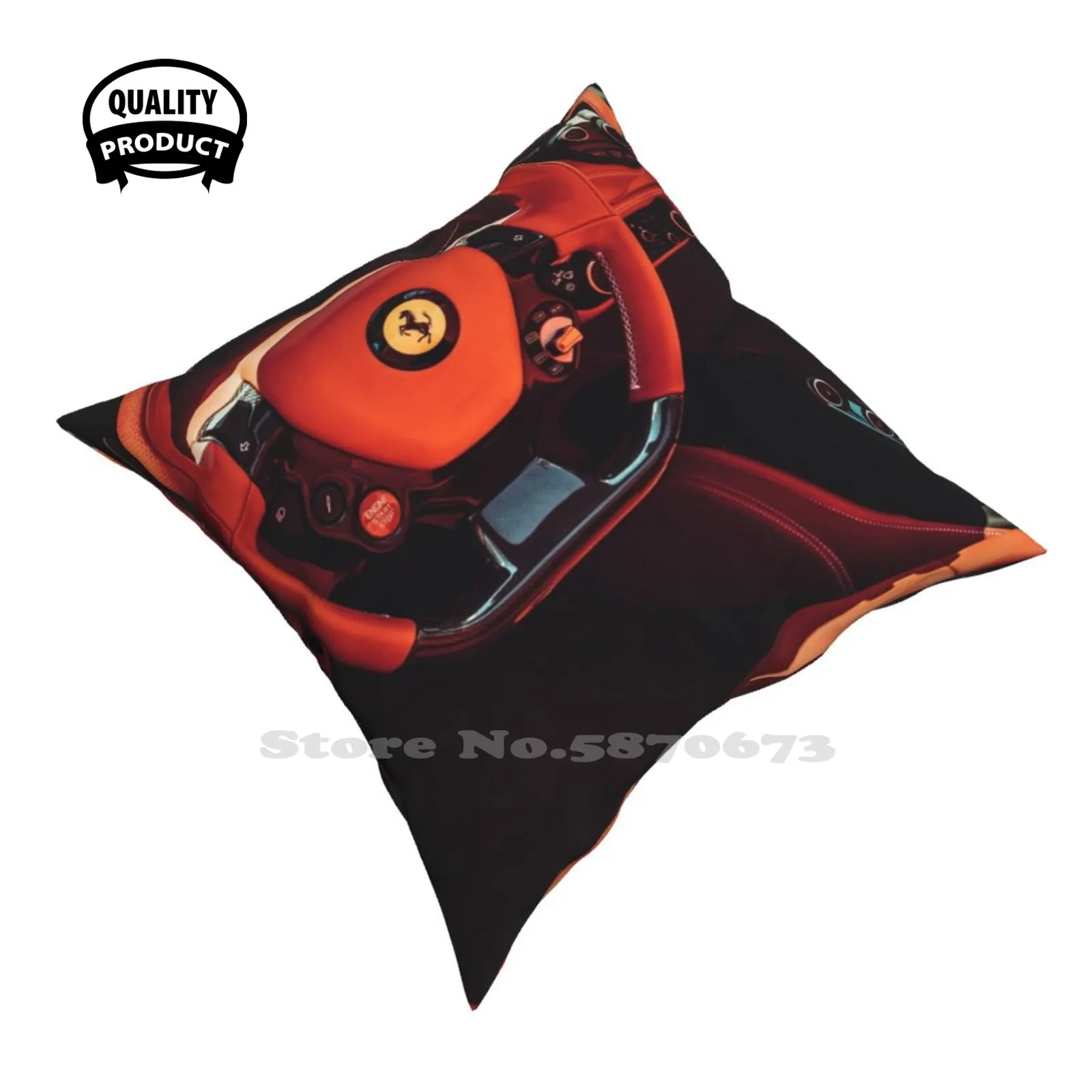 Ferrari Car Interior Funny Cute Decor Square Federa Ferrari Car Interior Ferrari Red Max F12020 Formula 1 2020