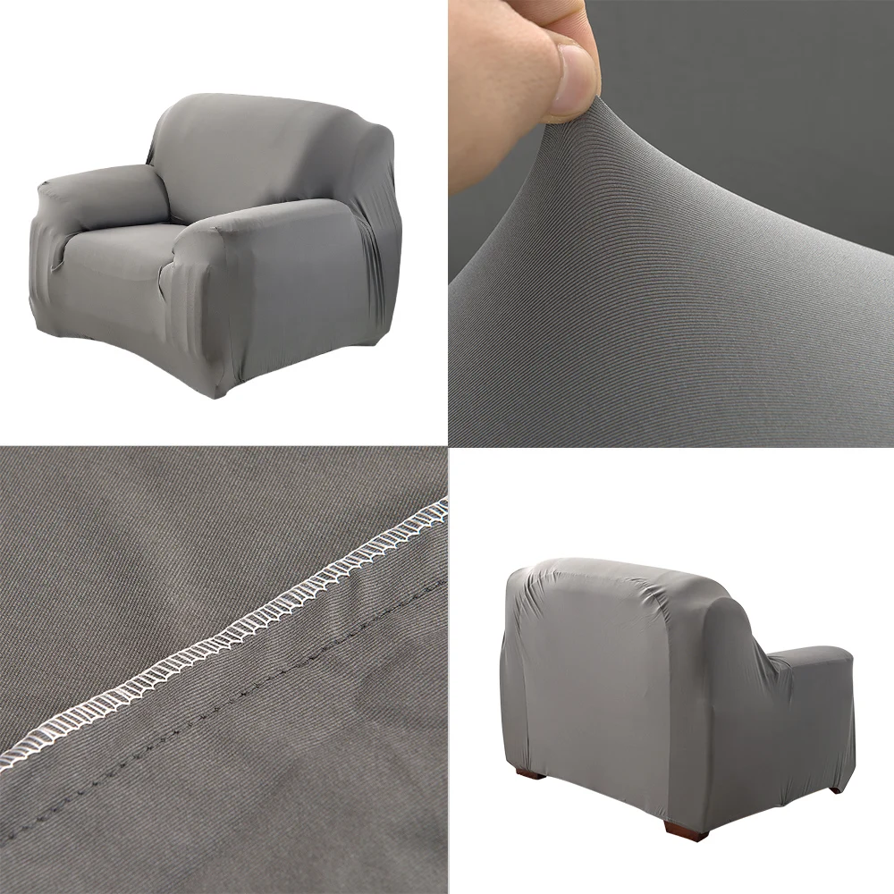 Hot Polyester Sofa Covers For Living Room Spandex Stretch Cover Strapless Slipcover Removable Washable Elastic | Дом и сад