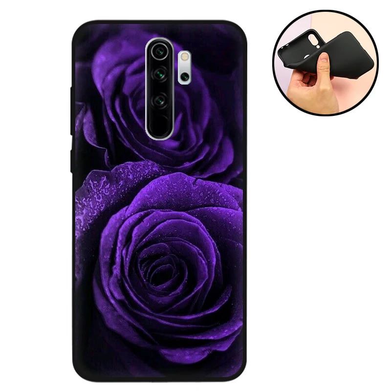 12909 Чехол для Redmi Note 8 Pro, черный бампер для Xiaomi Redmi Note8 Pro, чехол для телефона, Мягкая силиконовая задняя крышка из ТПУ для Redmi Note 8 T 8 T, чехол - Цвет: 12909