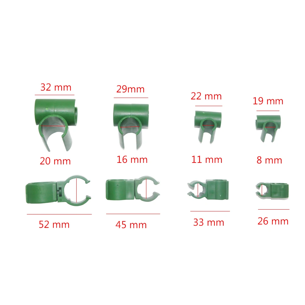 Plant Support Fixed Cross Clip Garden Climbing Rattan Stent Accessories Adjustable Plastic Fastener Suitable for Plant Stakes plant clips plastic plant clips