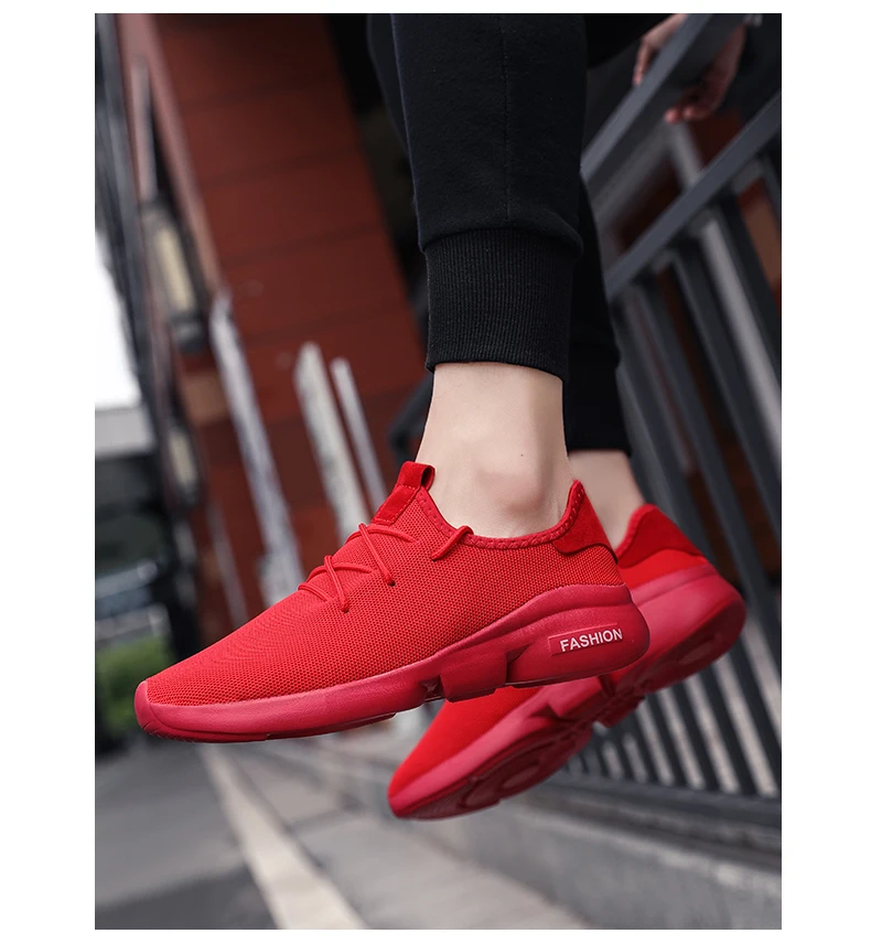 Big Size 47 Zapatillas New Breathable Fabric Men Tennis Shoes Soft Comfortable Brand Sneaker Male Stable Non-slip Trainers