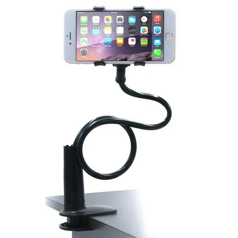 mobile phone stand for desk Flexible 360º Lazy Bed Desk Phone Holder & Stands Gooseneck Mount Stand For iPad Android Tablet mobile holder for wall Holders & Stands