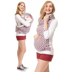 Новый топ для беременных, толстовка с капюшоном, беременность и кормление, Одежда для беременных и кормящих женщин, топы, футболка + шарф