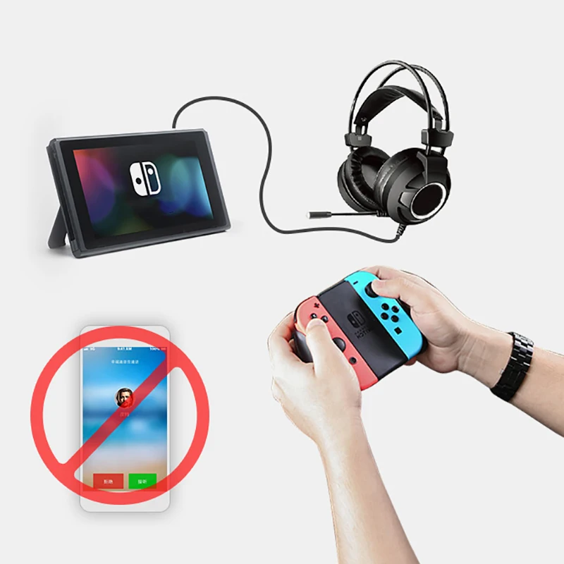 FFYY-Ipega 2 в 1 аудио конвертер адаптер для N-Switch консоли для наушников Наушники 1 вход 2 Выход наушники+ микрофон штекер чата
