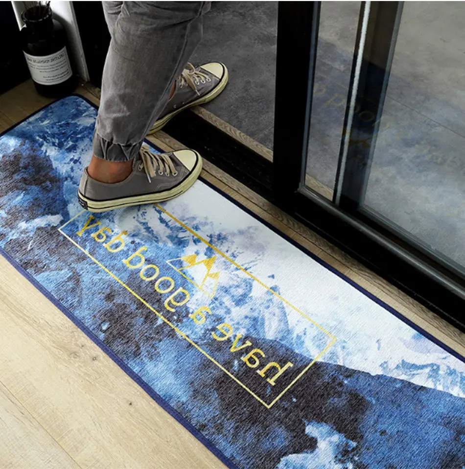 Long Kitchen Mat Bath Carpet Floor Mat Home Entrance Doormat Tapete Absorbent Bedroom Living Room Floor Mats Modern Kitchen Rug