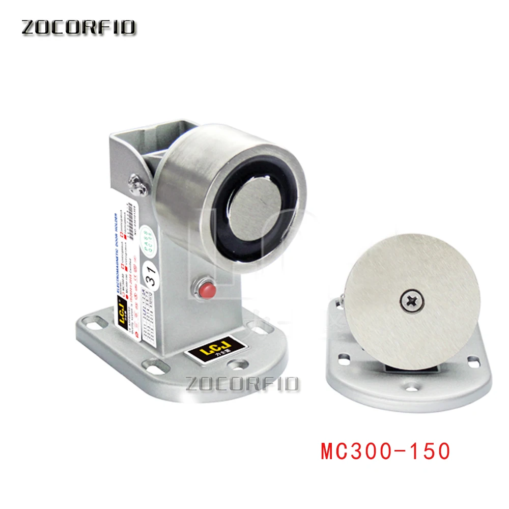 MC300-150/U контроль доступа однодверный 12V& 24V Электрический магнитный электромагнитный замок 120 кг удерживающая сила - Цвет: MC300-150DC24V