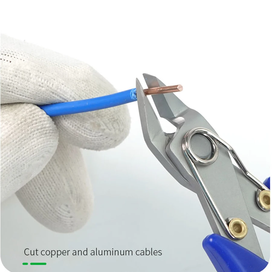 RELIFE RL-0001 5-Inch High precision cutting pliers Cutting Side Snips Nipper Hand Tools Electrical Wire Cable Cutters Precision 2