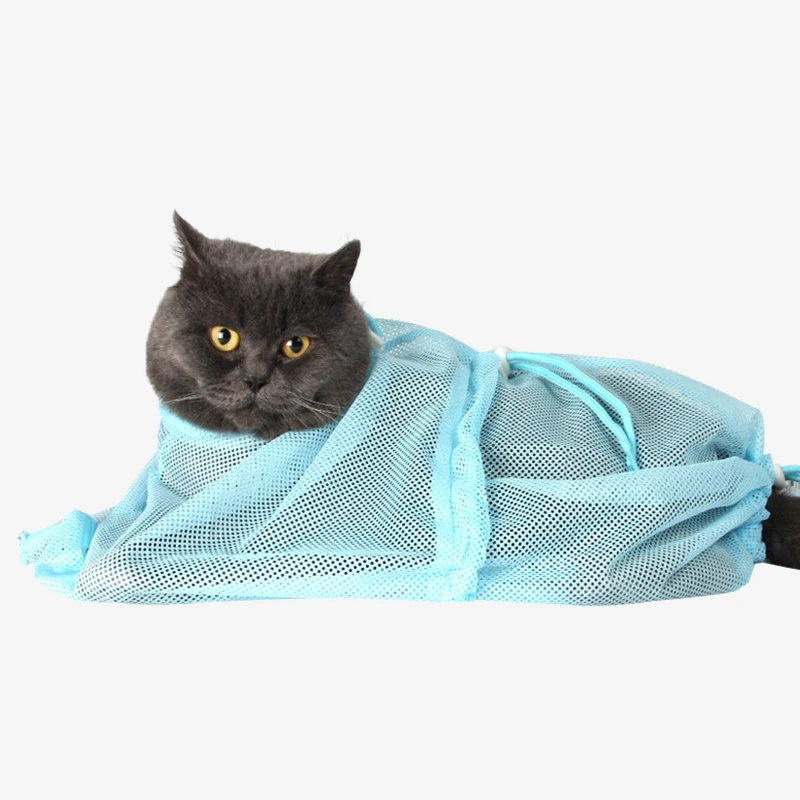 Mesh Cat Grooming Bath-Bag Cat Anti Scratch Bite Bag Trimming Injecting Restraint Washing Bags For Pet Bathing Nail Mesh Cat Grooming Bath-Bag Cat Anti Scratch Bite Bag Trimming Injecting Restraint Washing Bags For Pet Bathing Nail