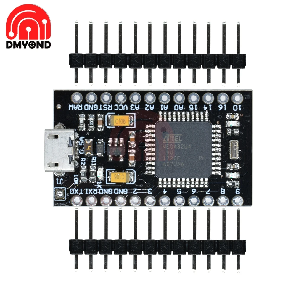 1 шт. с Загрузчиком Pro Micro Leonardo ATmega32U4 ATMEGA32U4 AU 5 в 16 МГц модуль контроллер Usb для Arduino