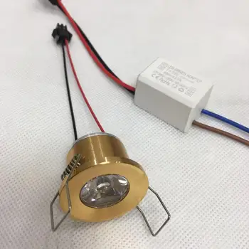 

5pcs/lot Mini Downlight Under Cabinet Spot Light 1w Ceiling Recessed Lamp AC85-265V Dimmable Down lights free shipping