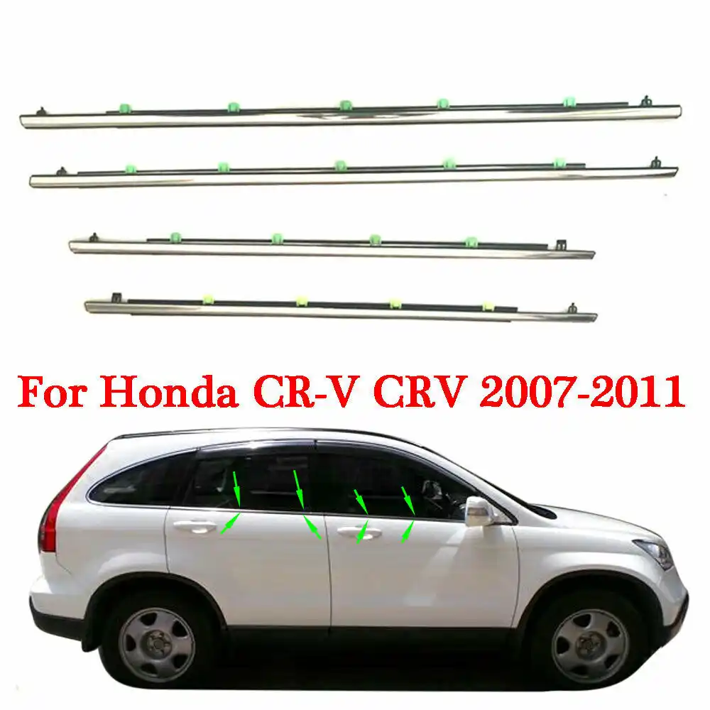 For CR V Car Outside Window Moulding Trim Weatherstrip Seal Belt