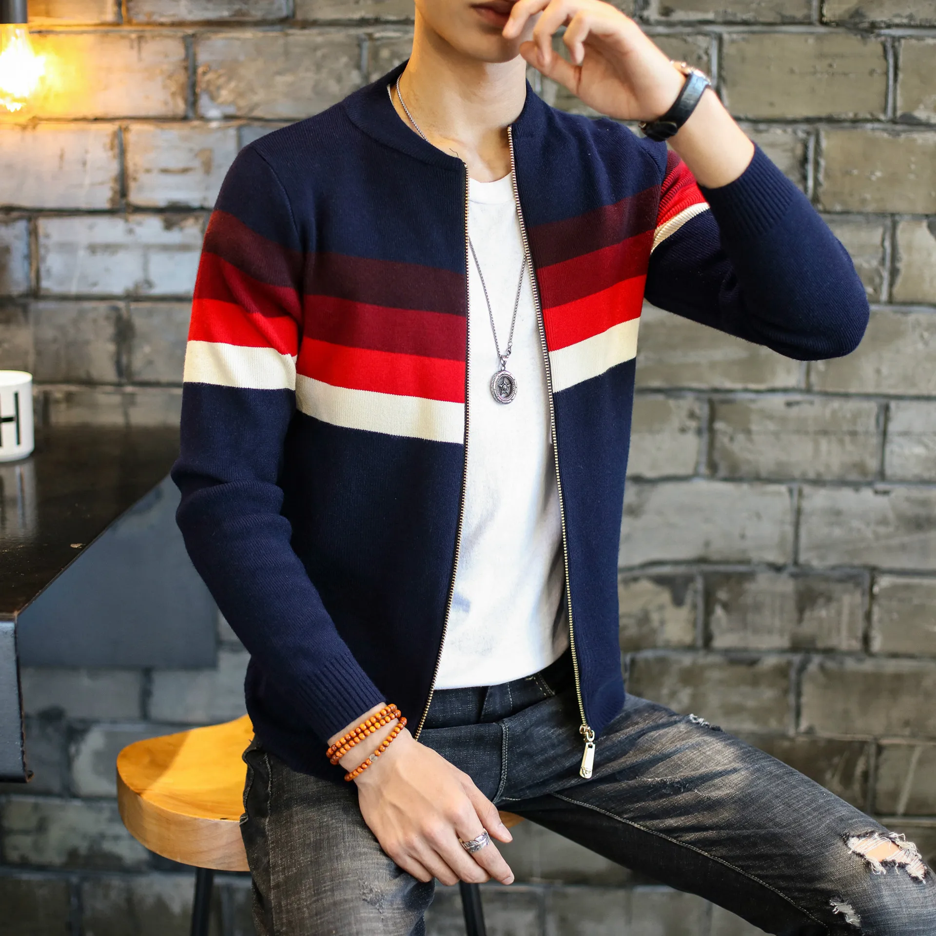 Дешевая осень зима горячая распродажа Модный повседневный Теплый красивый свитер X7-171019Z - Цвет: 3