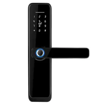 

Tuya APP smart door lock Fingerprint RFID Card and bracelet WiFi Electronic password Door Lock Home Security Digital lock