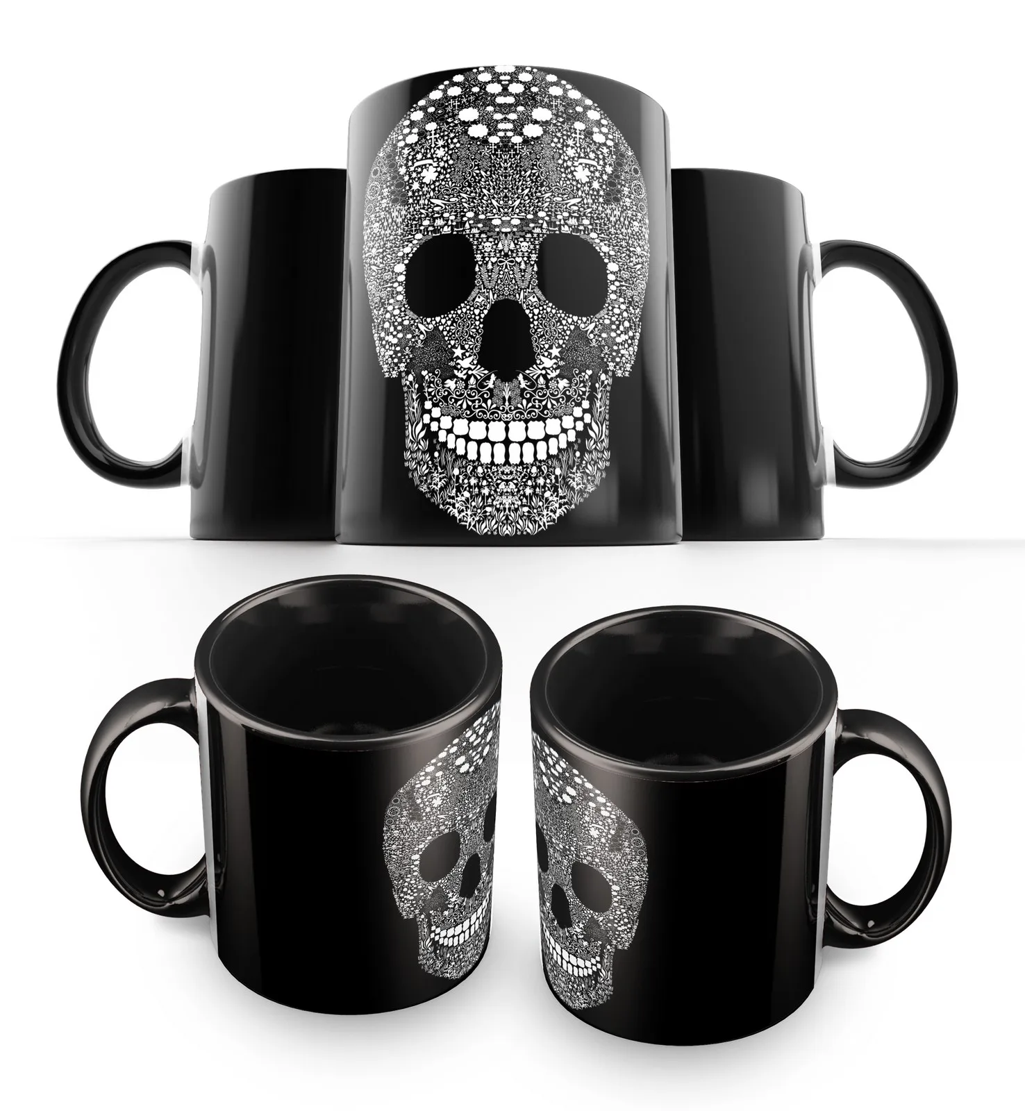 Кружка: Черепа(готика скелет потусторонний мир) - 549 | Дом и сад