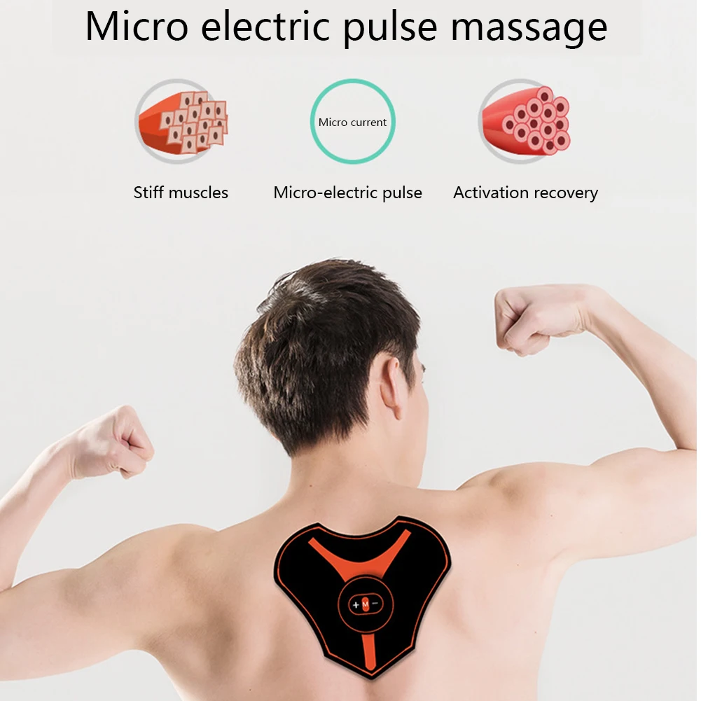 Умный электрический шейный массажер мини расслабляющий для шеи и спины