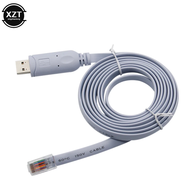Последовательный адаптер pl2303ra USB RS232 к консольному кабелю RJ45 для Cisco H3C HP Arba Huawei