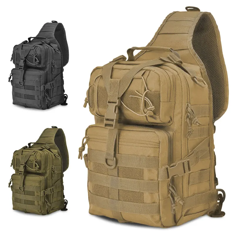 

20L Military Tactical Backpack Assault Shoulder Backpack Chest Pack Men Outdoor Waterproof Camping Hunting Travel Ruckpack