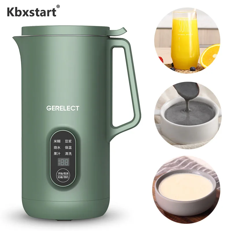 220V Mini Broken Wall Soymilk Maker Silent Intelligent Filter-free Multifunction Breakfast Supplement Sojamilchhersteller 350ml