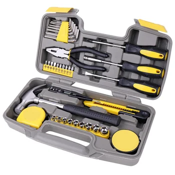 

36Pcs Multifuction Car Repair Kit Emergency Repairing Kit Set Home Hardware Combination Pliers Wrench Set Toolbox