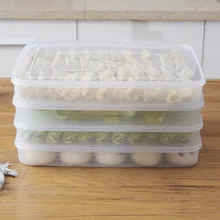 1 шт. клецки холодильник коробка для хранения Еда Класс для кексов, еды дом-контейнер с Кухня холодильник для продуктов чехол