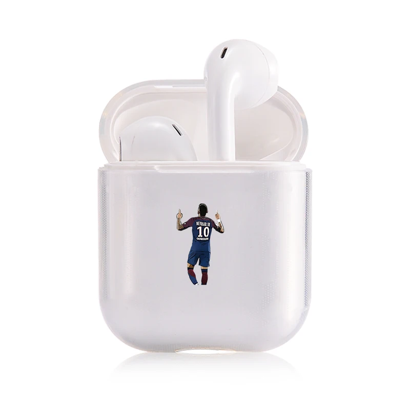 Знаменитый бренд баскетбольных Athlete наушники чехол для Apple airpods чехол игрок NBA Bluetooth Pop Air стручки чехол прозрачный жесткий чехол из пластика с изображением крышка - Цвет: I200245