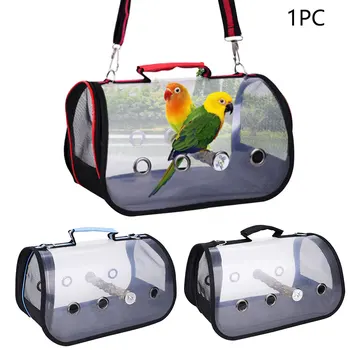 

Outdoor Bird Transport Cage Bird Travel Carrier Breathable Space Parrot Go Out Backpack Multi-functional Bird bag