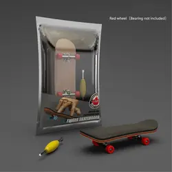 Wooden Fingerboard Toy Skate Set - Perfect Novelty Gift (4-A)