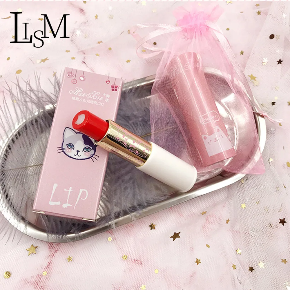 

LISM Matte Velvet Lipstick Kawaii Pink Cute Cat Moisturizing Waterproof Long Lasting Lipstick Nutritious Lip Stick Cosmetics