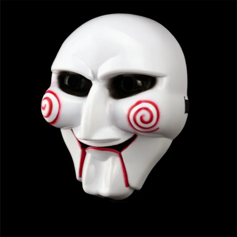 Halloween Party Cosplay Saw Puppet Mask Popular Masquerade Costume Billy Jigsaw Props Masks Festive Atmosphere Supplies anime cosplay props