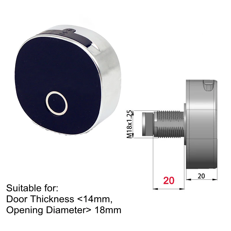 Smart Fingerprint Cabinet Door Lock 4
