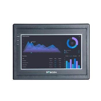 

Wecon 7inch hmi panel built in SCADA software easy to study