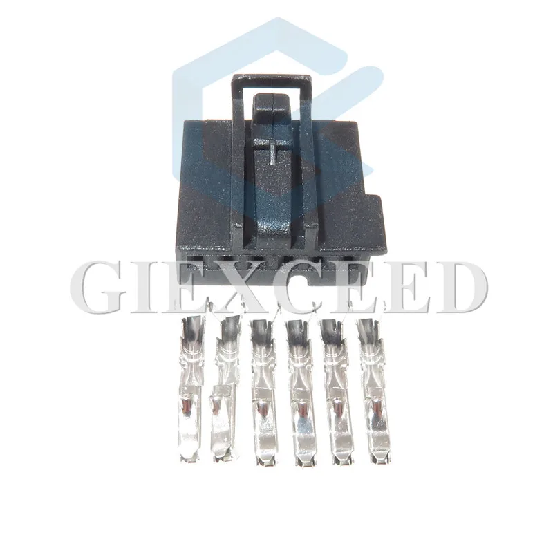 

2 Sets 6 Pin Car Connector Electrical Wire Cable Socket Female Auto Plug With Terminals