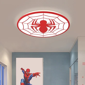 

Modern LED Ceiling Light Spiderman Kids Room Light With Remote Bedroom Baby Room Lampara Techo Infantil Deco Enfant Chambre Lamp
