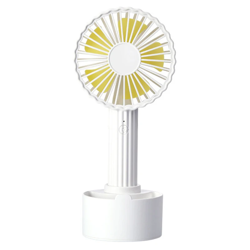 

ABRA-Portable Handheld Cactus Shape Mini Fan 1200mah Battery USB 3.7V Rechargeable Mini Usb Fan With 3 Adjustable Speeds