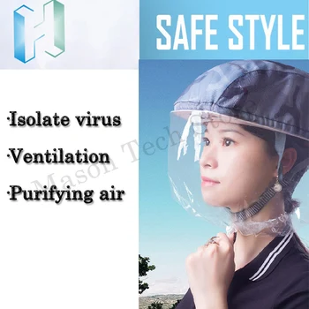 

New arrival Rechargeable and breathable Full Face Masks Dust-proof Face Cover Air purification Eyes Protector Safety Mask