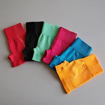 

Seamless Yoga Shorts Women High Waist Sports Shorts Fitness Clothes Quick-drying Running Sport High-elastic Fitness Yoga Short