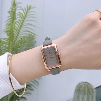 

Elegant Gold Ladies Watches Rectangle Casual Business Dress Watch for Women Top Brand Ins Popular Trendy Girls Gift Clock