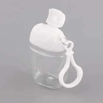 

30ml Disinfectant Gel Dispenser Portable Disinfectant Gel Bottles Hand Sanitizer Keychain Bottle Kids Disinfectant Gel Dispenser