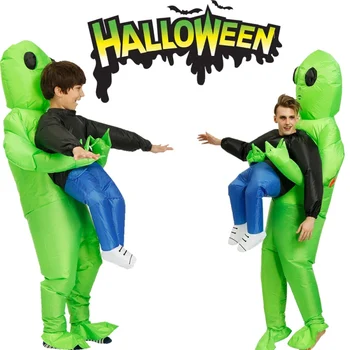

Funny Halloween Alien Et Inflatable Suit Ghost Man Props Party Festivel Cosplay Clothes Alien Inflatable Costumes Fancy Costume