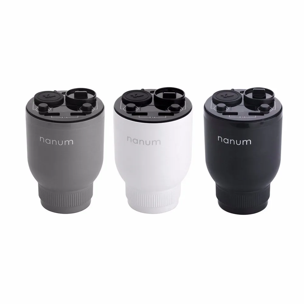 Multifunction Car Air Humidifier Dual USB Charger Magic Cup Auto Air Purifier Aroma Diffuser Aromatherapy Car Cigarette Lighter