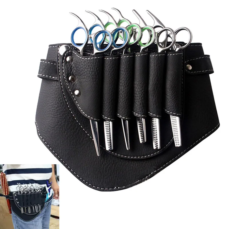 Salon Barber Scissors Bag Clips Shears Shear Bags Holster Pouch Holder Case Belt MP789