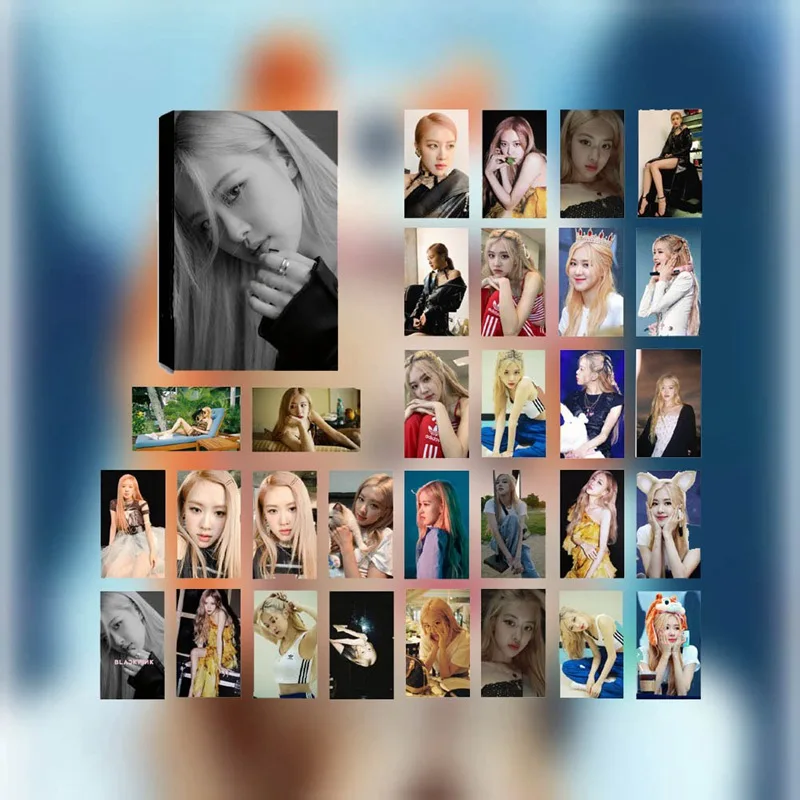 30 шт./компл. корейские KPOP BLACKPINK девушки коллективные высокого качества фото карты ПВХ самодельные LOMO карты фотокарты